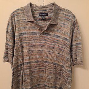 Jhane Barnes Men's Short Sleeve Polo Turkish Cotton X-Large